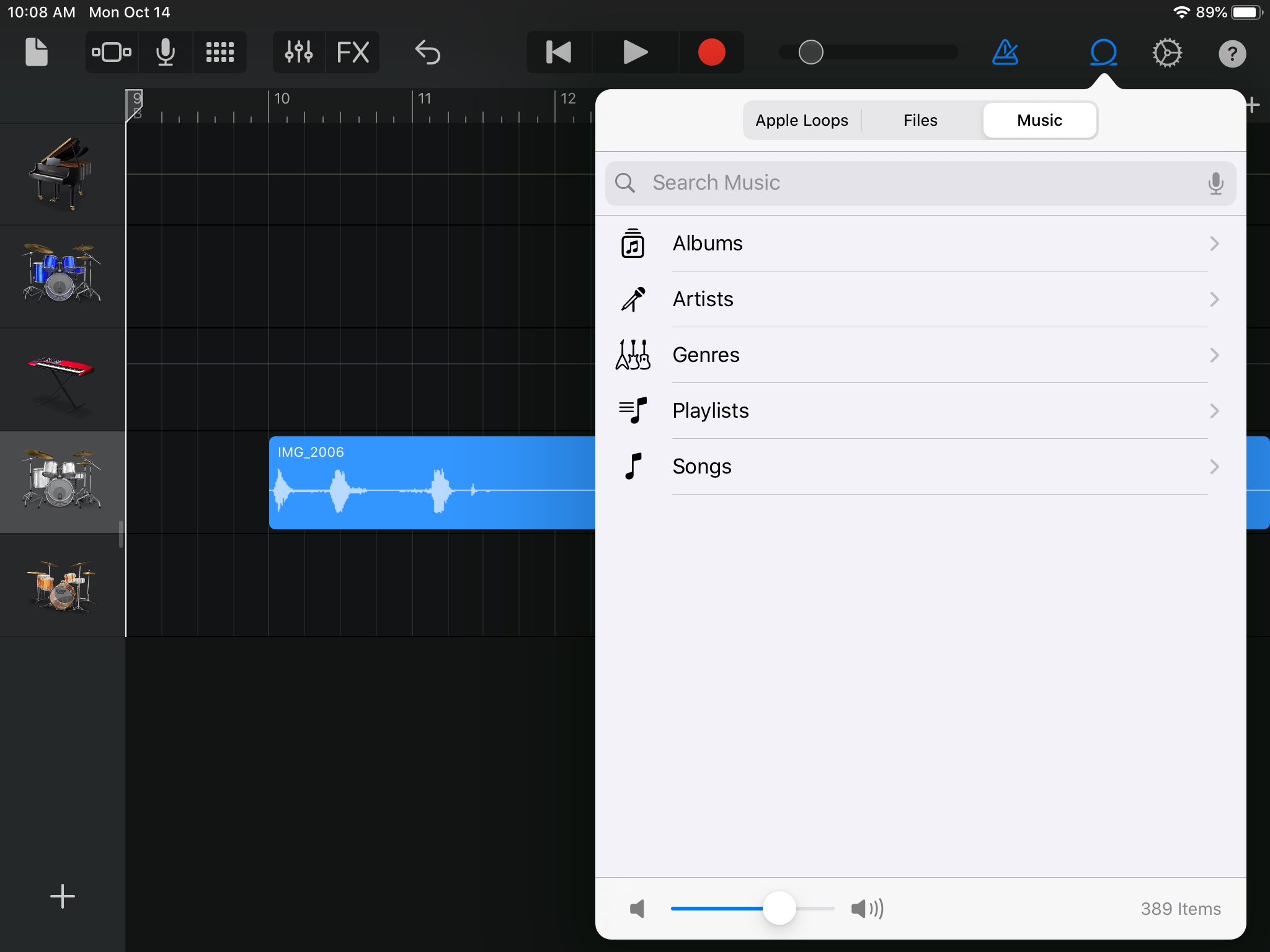 How to export songs from garageband ipad to mac pro